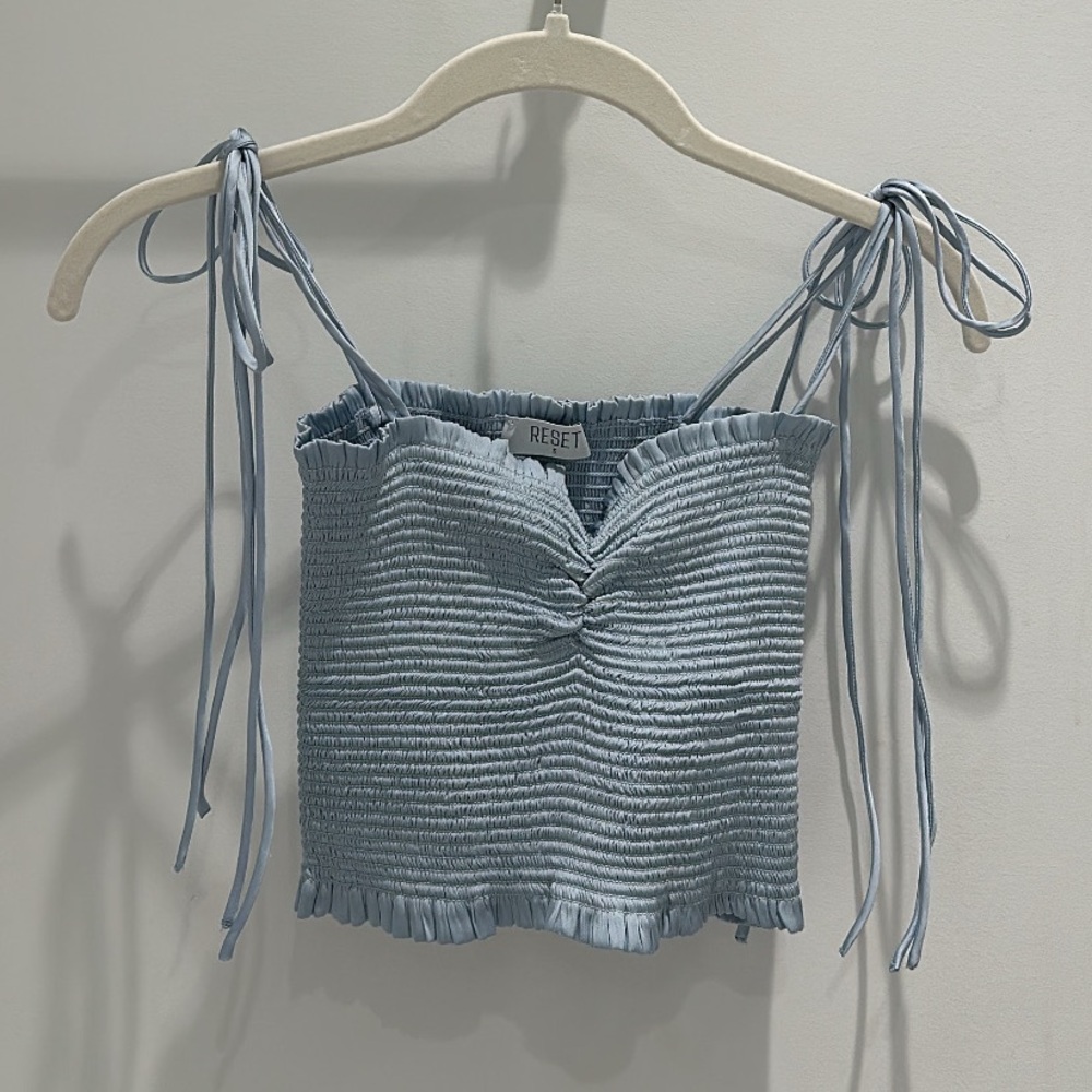 Reset Women's Blue Crop-top
